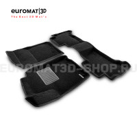 Текстильные 3D коврики Euromat3D Business в салон для Lexus GX460 (2010-2014) № EMC3D-005115