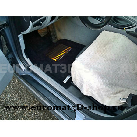 Текстильные 3D коврики Euromat3D Lux в салон для Bmw 1 (E87) (2007-2011) № EM3D-001200