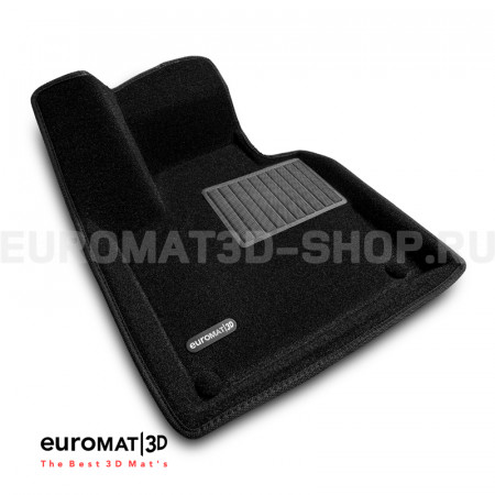 Текстильные 3D коврики Euromat3D Business в салон для Volvo XC 90 (2015-) № EMC3D-005509