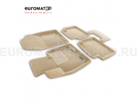Текстильные 3D коврики Euromat3D Business в салон для Mazda CX-5 (2017-) № EMC3D-003414T Бежевые Текстильные 3D коврики Euromat3D Business в салон для Mazda CX-5 (2017-) № EMC3D-003414T Бежевые