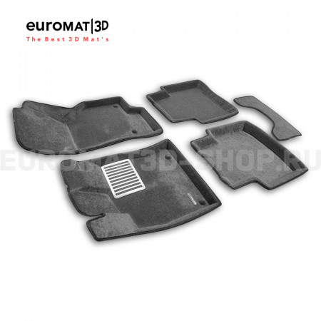 Текстильные 3D коврики Euromat3D Lux в салон для Skoda Superb (2015-) № EM3D-004510G Серые Текстильные 3D коврики Euromat3D Lux в салон для Skoda Superb (2015-) № EM3D-004510G Серые