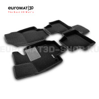 Текстильные 3D коврики Euromat3D Business в салон для Lexus NX (2022-) № EMC3D-005105