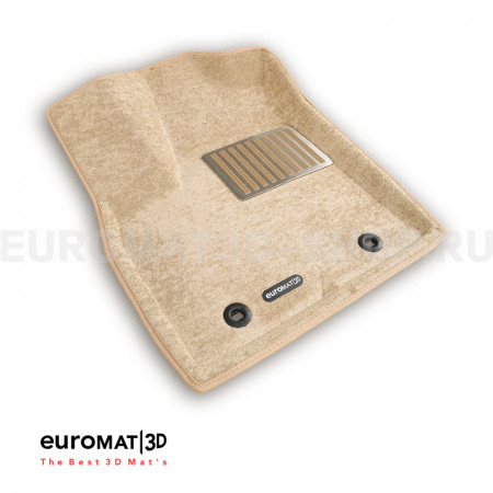 Текстильные 3D коврики Euromat3D Lux в салон для Toyota Land Cruiser 300 (2021-) № EM3D-005109T Бежевые Текстильные 3D коврики Euromat3D Lux в салон для Toyota Land Cruiser 300 (2021-) № EM3D-005109T Бежевые