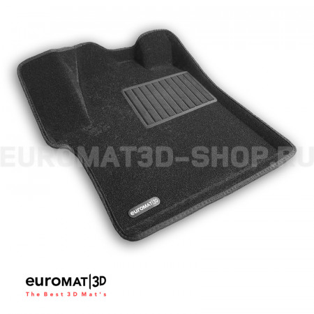 Текстильные 3D коврики Euromat3D Business в салон для Opel Zafira Life (2016-) № EMC3D-003900