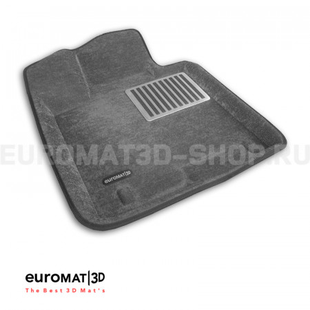 Текстильные 3D коврики Euromat3D Lux в салон для Hyundai Tucson (2021-) № EM3D-002711G Серые Текстильные 3D коврики Euromat3D Lux в салон для Hyundai Tucson (2021-) № EM3D-002711G Серые