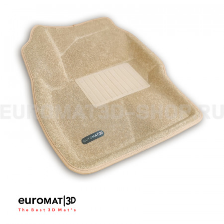 Текстильные 3D коврики Euromat3D Business в салон для Ford Focus 2 (2005-2011) № EMC3D-002214T Бежевые Текстильные 3D коврики Euromat3D Business в салон для Ford Focus 2 (2005-2011) № EMC3D-002214T Бежевые