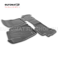 3D коврики Euromat3D EVA в салон для Lexus GX460 (2010-2014) № EM3DEVA-005115G Серые